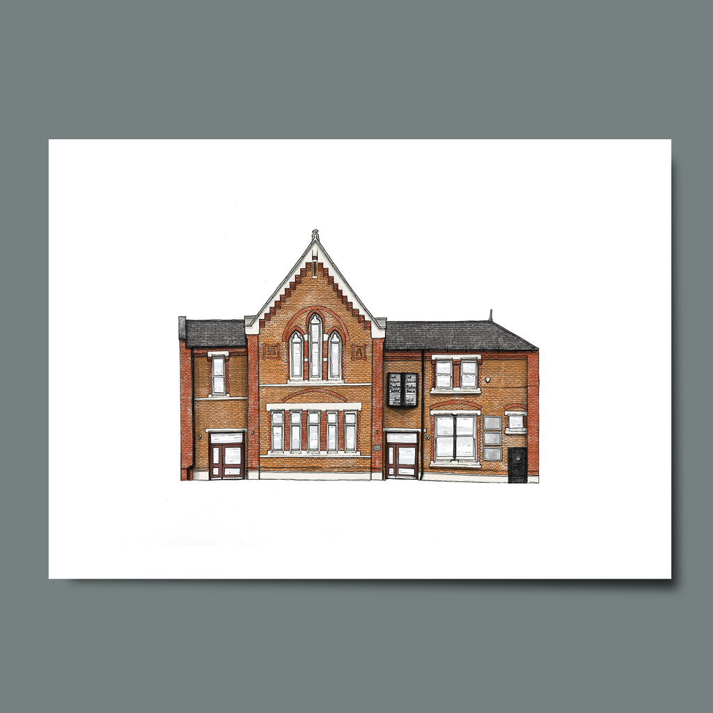 East Dulwich Picturehouse Cinema A4 Print