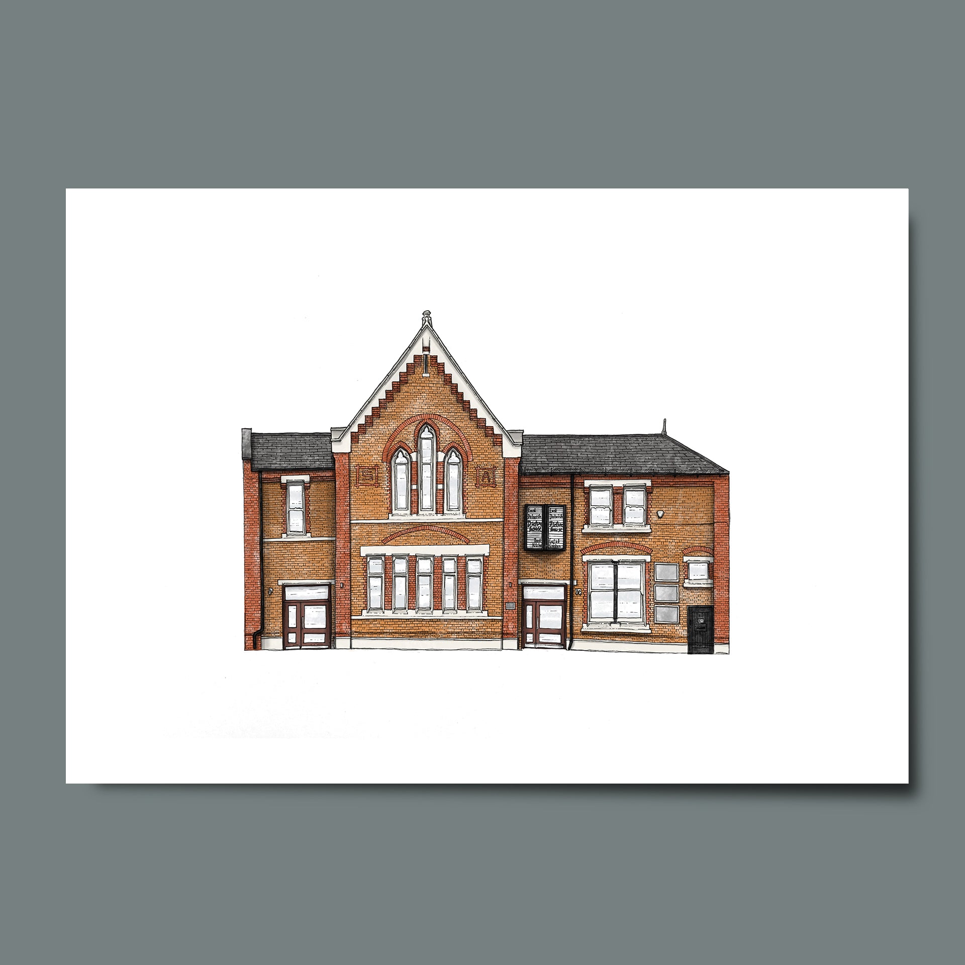 East Dulwich Picturehouse Cinema A4 Print