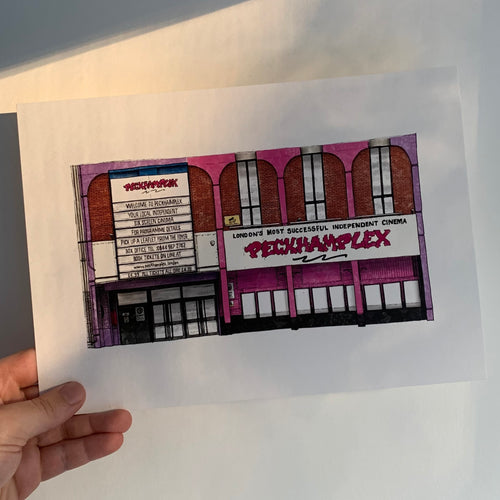 Peckhamplex Cinema A4 Print