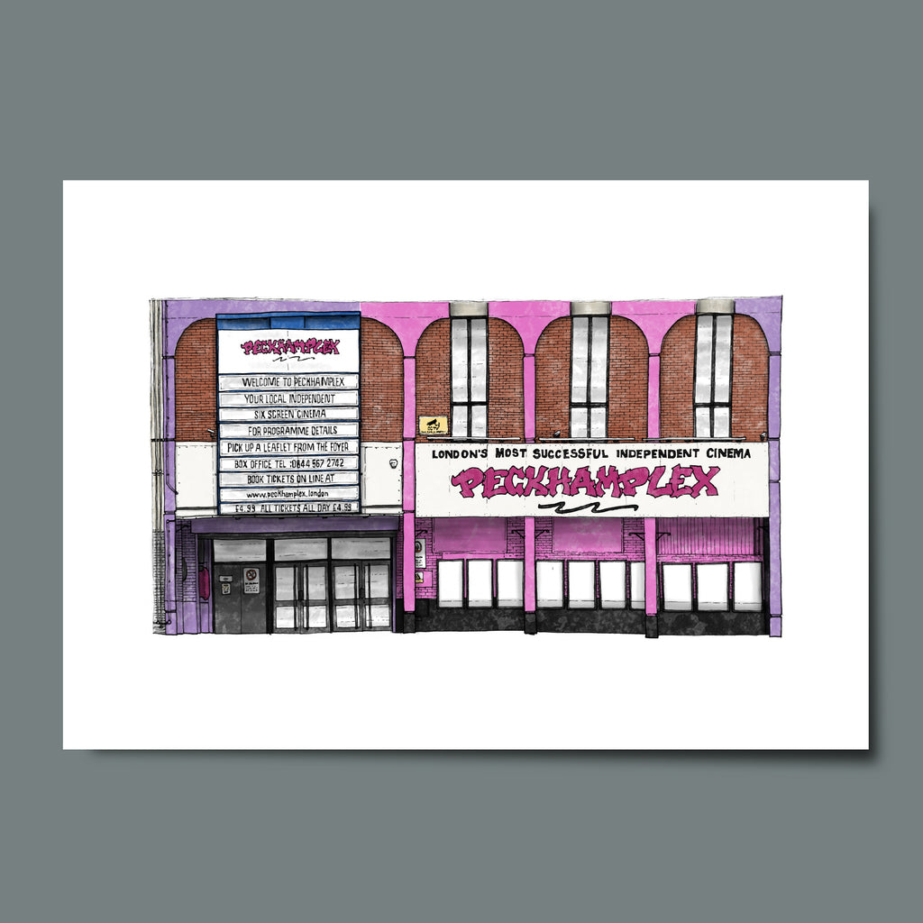 Peckhamplex Cinema A4 Print