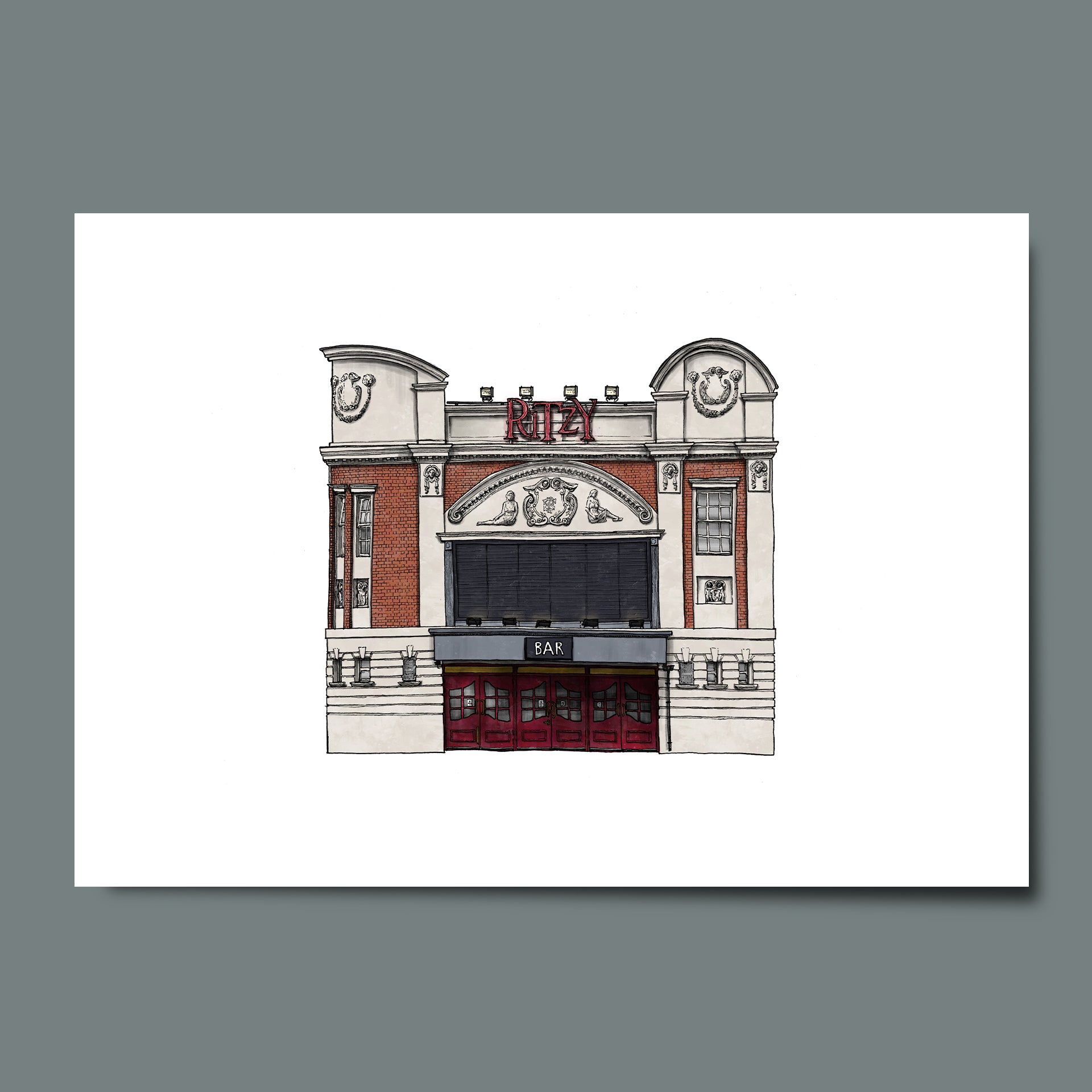 Ritzy Cinema A4 Print