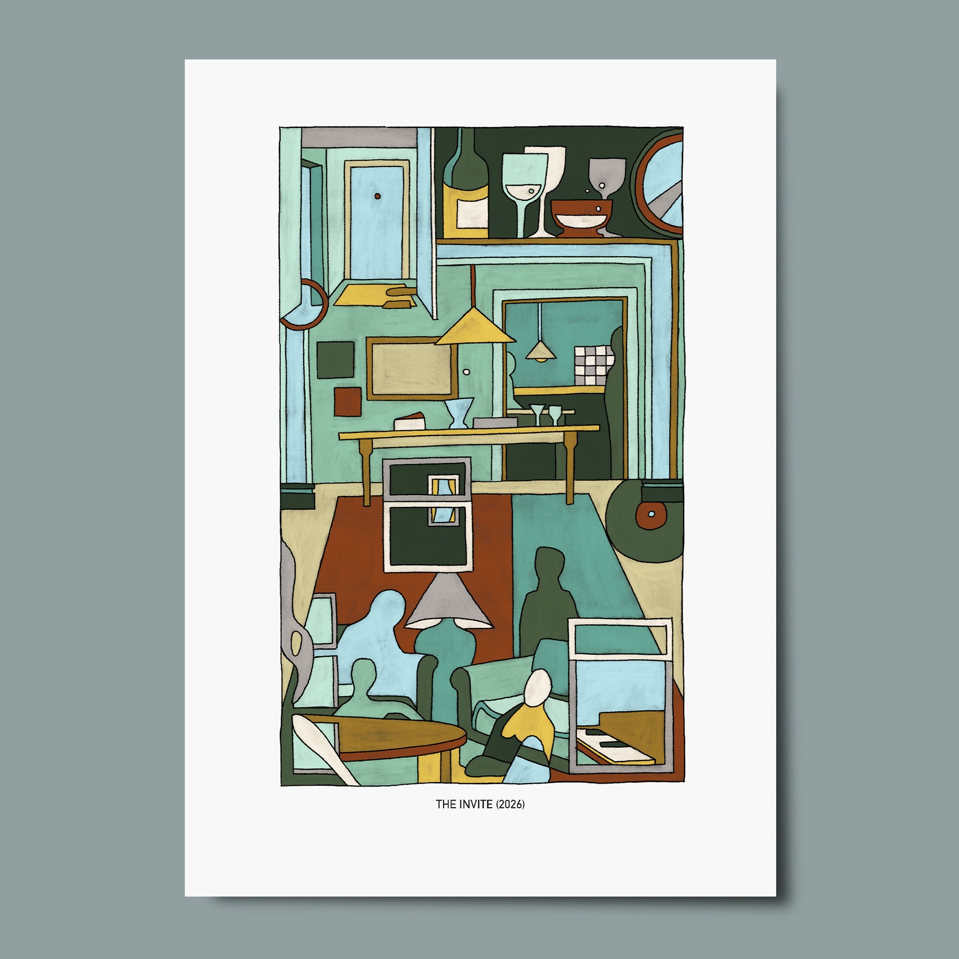 "In Technicolour" Series - The Invite (2026) A4 Print